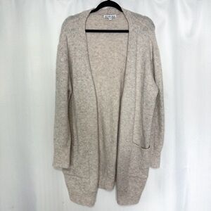 Michelle Mae Tan Open Front Cardigan Size XL